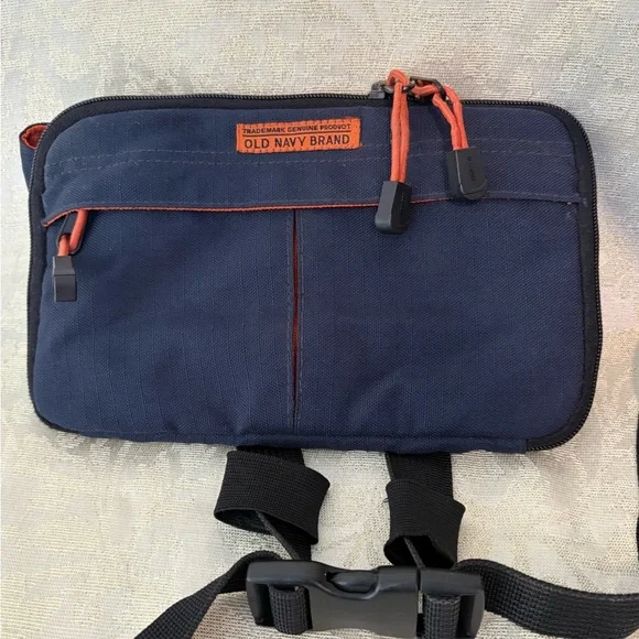 Old Navy Navy and Orange Men's Belt Bag - Picture 7 of 8